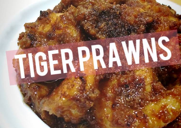 Recipe of Super Quick Homemade Tiger Prawns