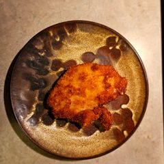 A picture of Pork Schnitzel.