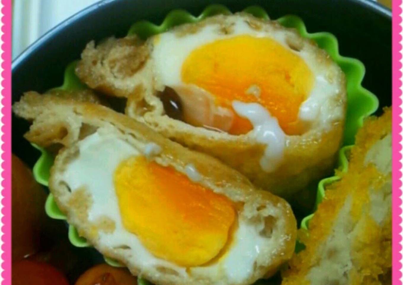 Microwaved Egg Pouches for Bento in 5 Minutes