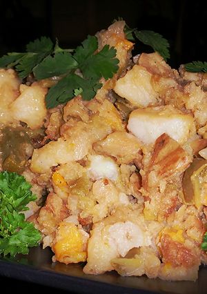 A picture of Mike's O'Brien Potatoes.