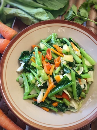 Cara Mudah Membuat Resep Oseng sawi ijo yang Uenak Anti Ribet, Menggugah Selera