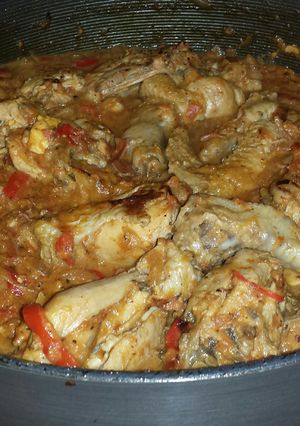A picture of Chicken and Red Pepper Stew.