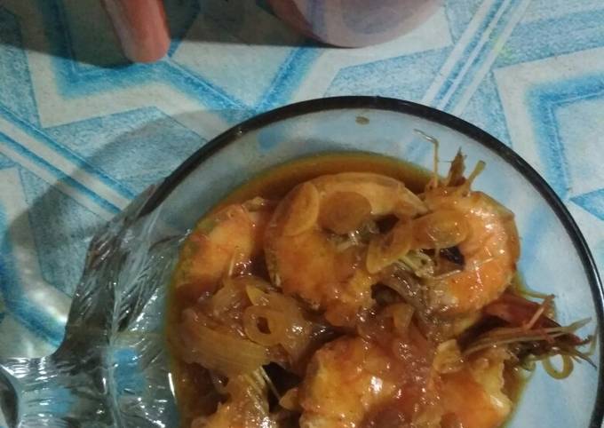 Udang asam manis