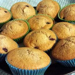 Blueberry Muffins A picture of Blueberry Muffins.