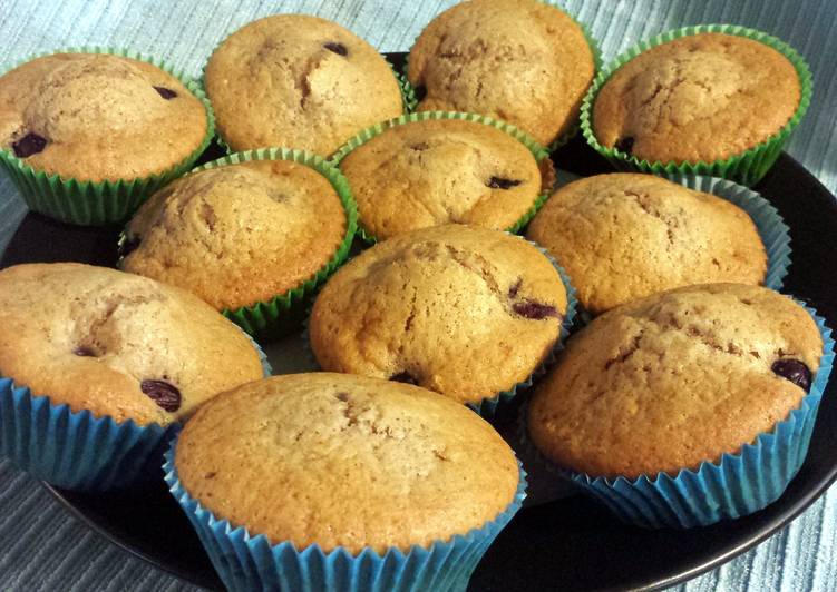 Recipe of Homemade Blueberry Muffins