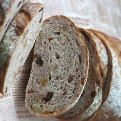 A picture of French Sourdough in the Bread Machine.