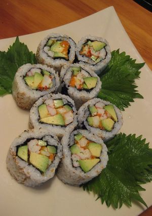 A picture of Authentic California Roll.