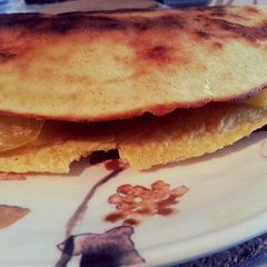 A picture of Apple crepes.