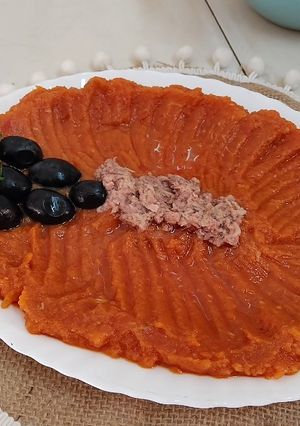 صورة لوصفة سلطة الجزر (امك حورية)من المطبخ التونسي 🇹🇳