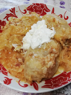 Töltött káposzta recept fotója