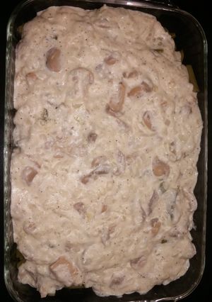 A picture of Killer Green Bean Casserole.