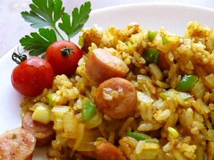 Easy Steps to Prepare ★ Curry Flavoured Fried Rice ★ the  Makes Drooling Tasty