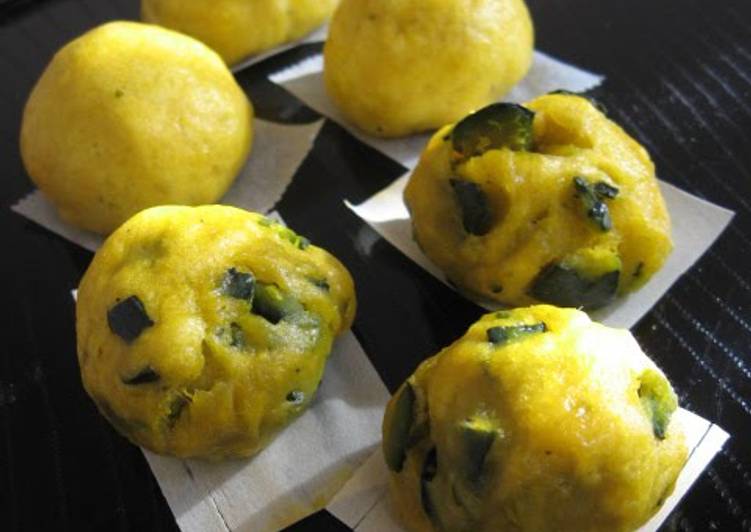 Easiest Way to Prepare Perfect Springy Steamed Kabocha Squash Buns