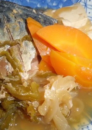 A picture of Easy and Simple Mackerel Sukiyaki.