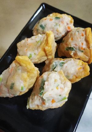 Foto resep Tahu Bakso Ayam + sayur