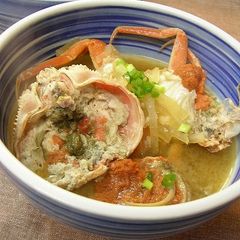 Snow Crab in a Delicious Broth A picture of Snow Crab in a Delicious Broth.