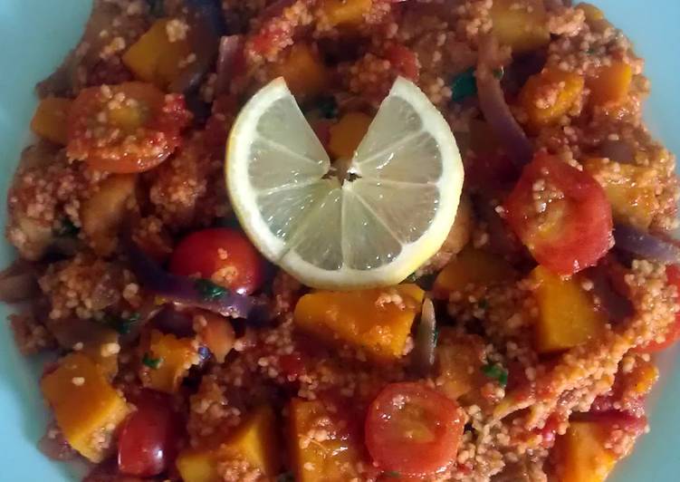 How to Prepare Recipe of Vickys Chicken &amp; Squash with Cous Cous, GF DF EF SF NF