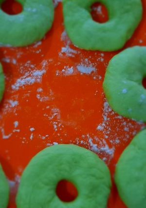 Foto resep Donat gula pandan