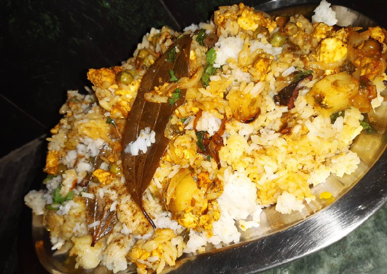 Paneer dum biryani special