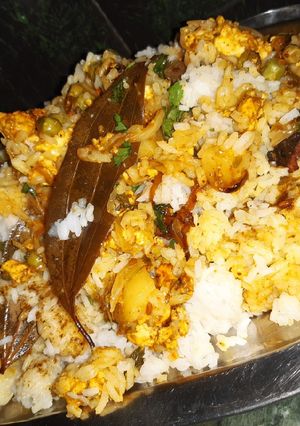 A picture of Paneer dum biryani special.