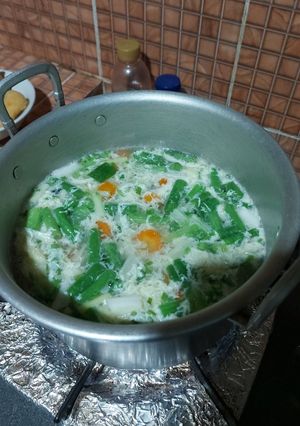 Foto resep Sup ayam telur