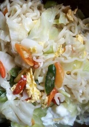 Foto resep Mie kuah mercon