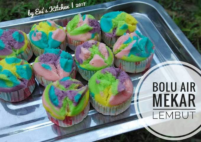 Anti Ribet, Buat Bolu Air Mekar Lembut (kukus) Anti Gagal