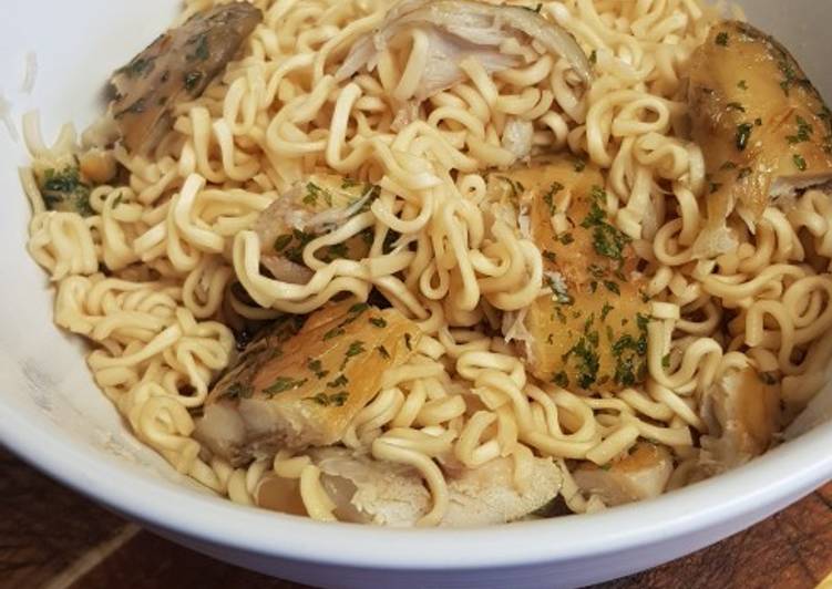 Step-by-Step Guide to Make Favorite Mackerel With Noodles 🍜