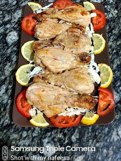 A picture of Creamy chicken drumsticks.