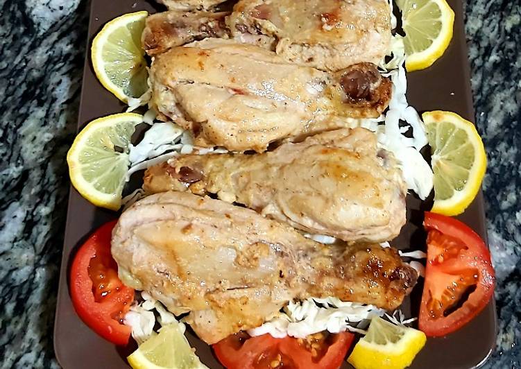 Creamy chicken drumsticks