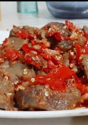 Foto resep Dendeng balado basah