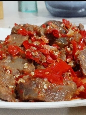 Langkah Gampang Membikin Resep Dendeng balado basah yang Bikin Ngiler Anti Ribet, Bikin Ngiler