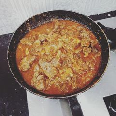 A picture of Chatpata Fry Gosht.😋.