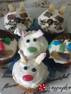 Φωτογραφία της συνταγής Αποκριάτικα cupcakes