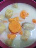 Kolak Pisang Ubi Kuah Putih