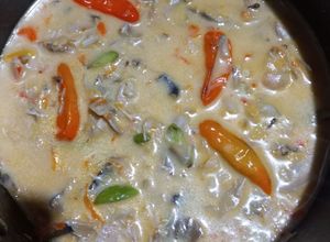 Foto resep Sayur jantung pisang dan pete