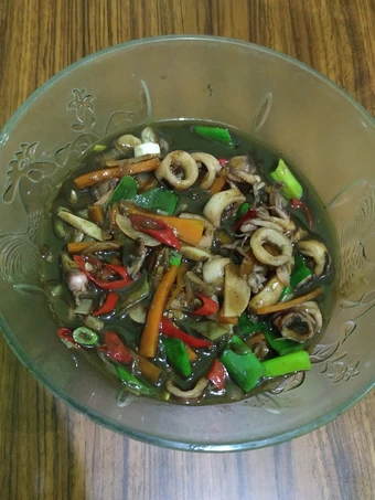 Cara Mudah Membikin Resep Cumi saos tiram yang  Bikin Ketagihan Anti Ribet, Lezat Sekali