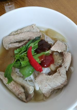 Hình của món Phở tái gân 😆😆😆 Cho bửa sáng nhẹ nhàng!.