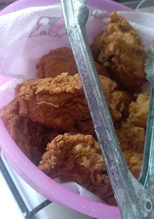 Una foto de Pollo estilo kfc