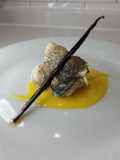Branzino alla vaniglia su crema all'arancia 🍊