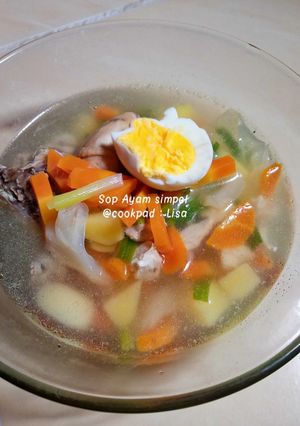 Foto resep Sup ayam simpel