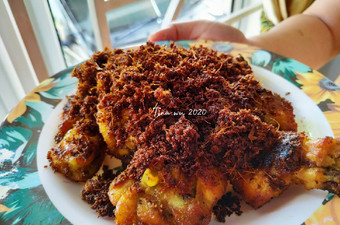 Cara Gampang Membuat Ayam goreng ungkep bumbu rempah Rumahan