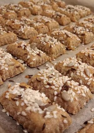 Teljes kiőrlésű magvas rúd recept fotója