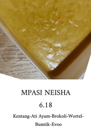Foto resep Mpasi 6 bulan 18 hari