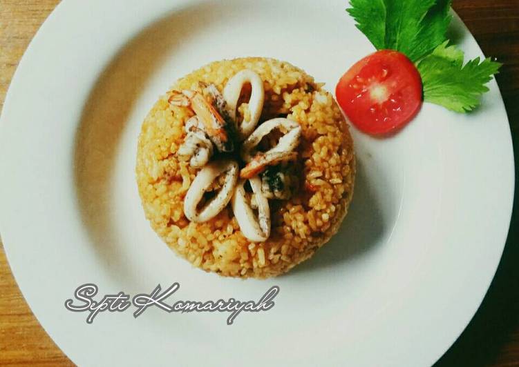 Resep Nasi Goreng Jawa Seafood, Anti Gagal