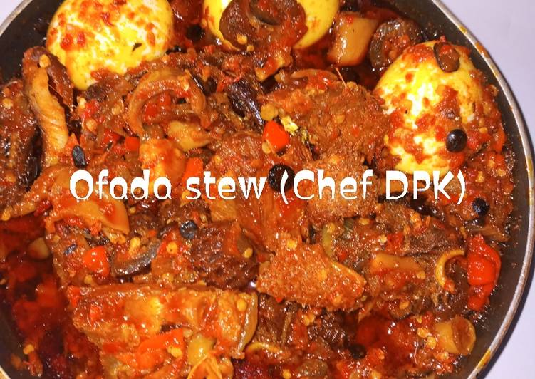 Ofada rice stew