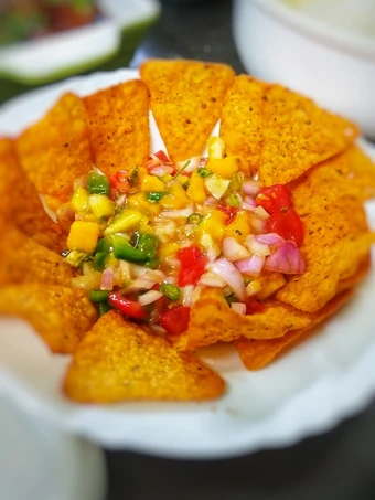 Simple Way Make Recipe Sweet and Sour Mango salsa that is Delicious, Can Spoil the Tongue}