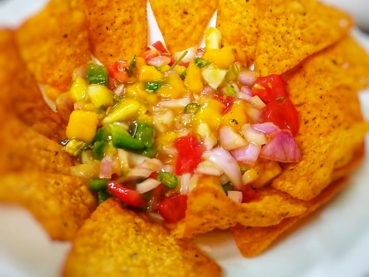 Simple Way Make Recipe Sweet and Sour Mango salsa that is Delicious, Can Spoil the Tongue}