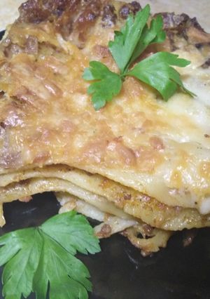 صورة لوصفة لازانيا باللحمة المفرومة 😋