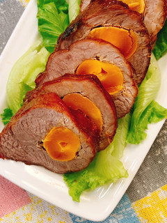 鹹蛋叉燒肉 的食譜成品照片